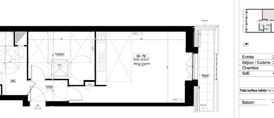 Vente Appartement 48m² 2 Pièces à Itteville (91760) - Iad France