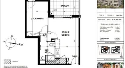 Appartement 2 pièces de 41 m² à Cogolin (83310)