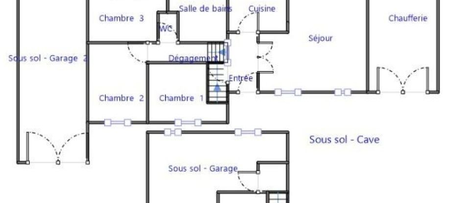 House 6 rooms of 101 m² in Nouaillé-Maupertuis (86340)