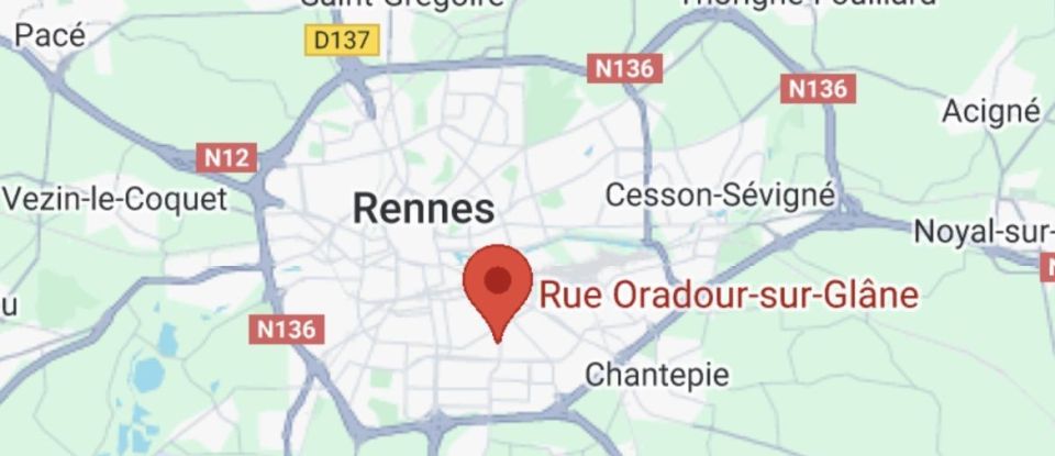 Vente Terrain 156m² à Rennes (35200) - Iad France