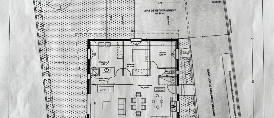 Terrain de 439 m² à Beauvoisin (30640)