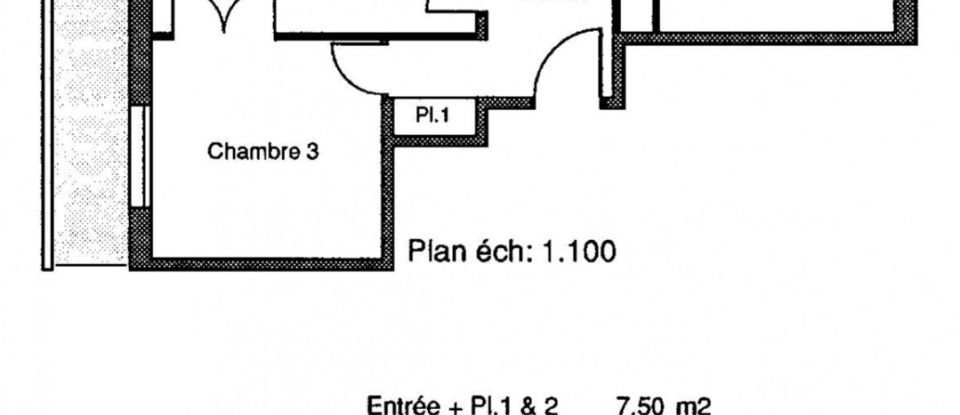 Apartment 4 rooms of 84 m² in Bagneux (92220)