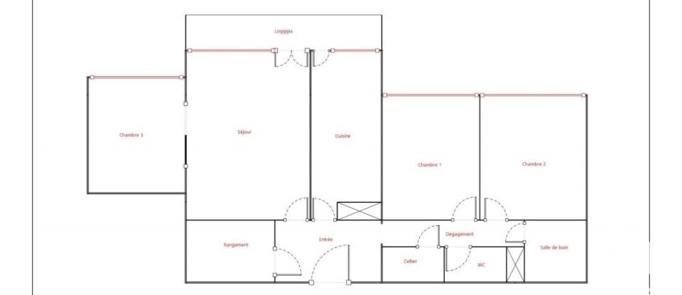 Apartment 4 rooms of 74 m² in Chennevières-sur-Marne (94430)