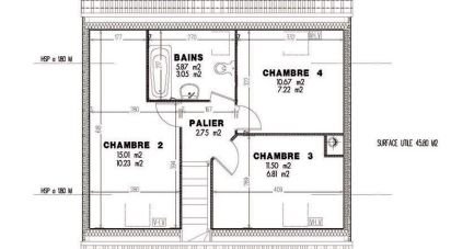 Town house 6 rooms of 90 m² in Saint-Georges-du-Vièvre (27450)