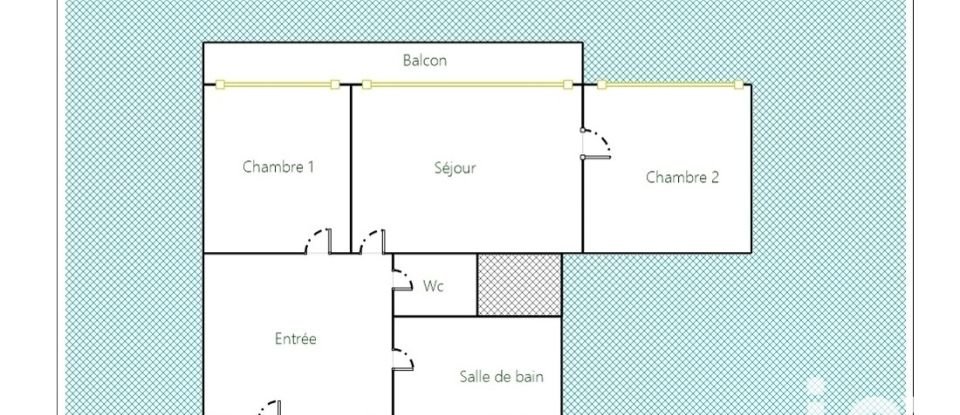 Apartment 3 rooms of 49 m² in Aubervilliers (93300)