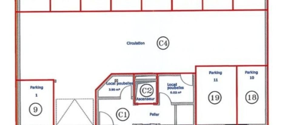 Apartment 4 rooms of 90 m² in Creutzwald (57150)