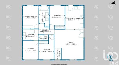 Maison 4 pièces de 100 m² à Ouveillan (11590)