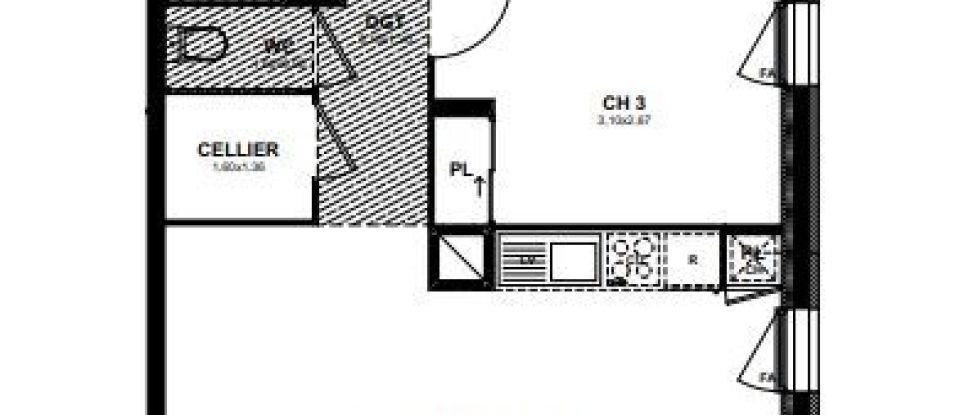 Apartment 4 rooms of 84 m² in Thonon-les-Bains (74200)