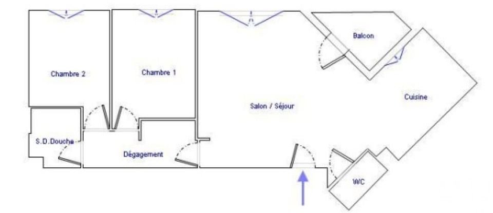 Appartement 3 pièces de 64 m² à Issy-les-Moulineaux (92130)