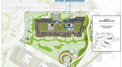 Appartement 2 pièces de 37 m² à Annecy-le-Vieux (74940)