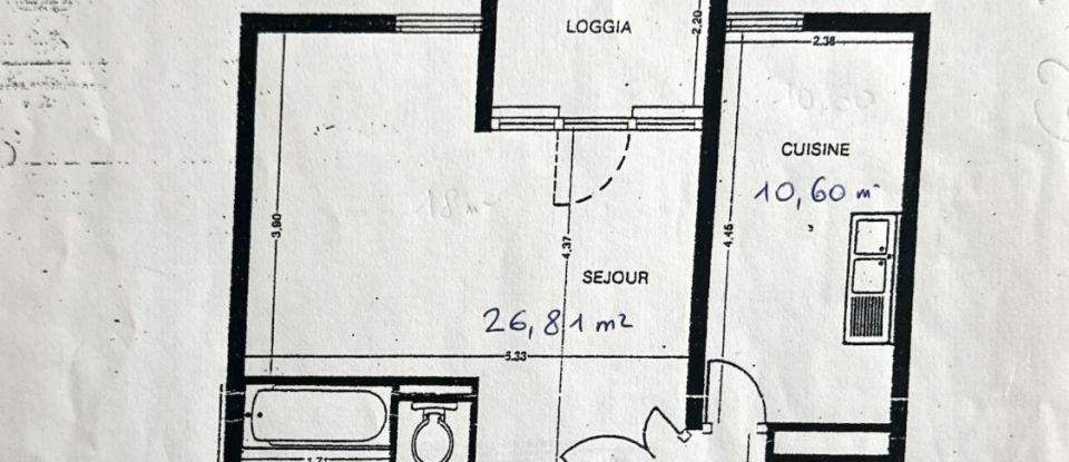 Appartement 3 pièces de 66 m² à Montpellier (34080)