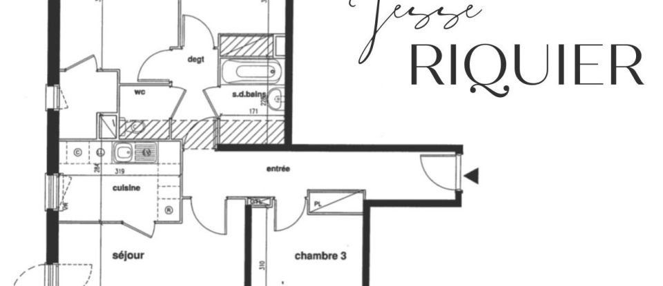 Appartement 4 pièces de 80 m² à Trappes (78190)