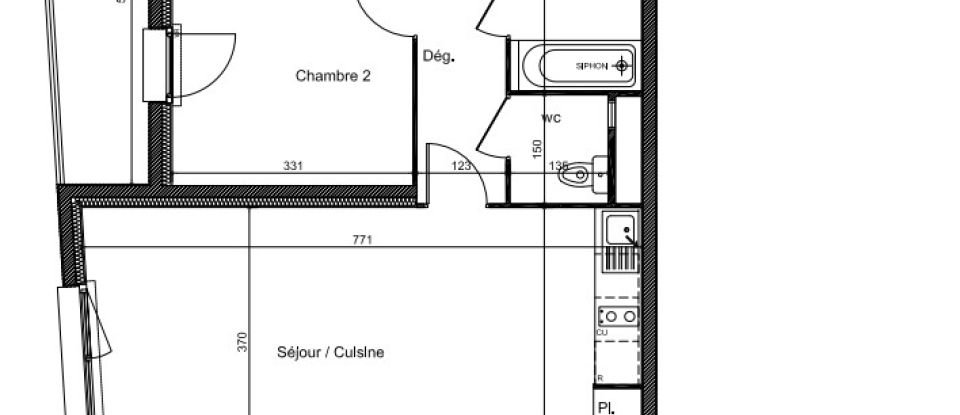 Appartement 3 pièces de 73 m² à Aubervilliers (93300)