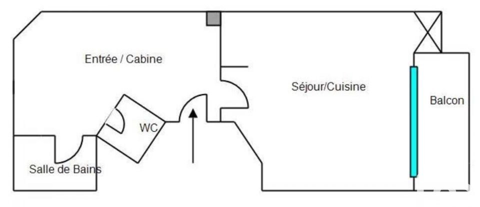 Studio 2 rooms of 38 m² in Mauguio (34130)