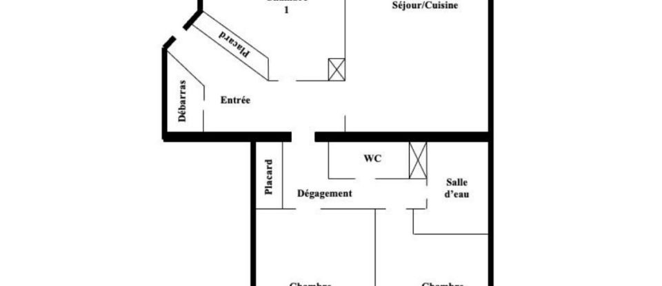 Apartment 4 rooms of 75 m² in Puteaux (92800)
