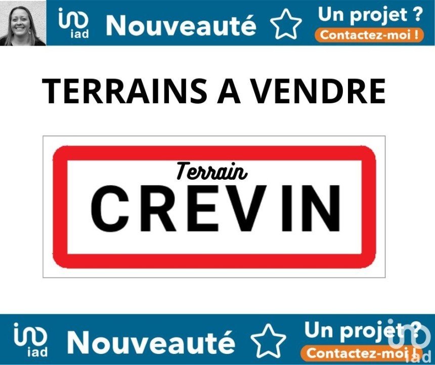 Vente Terrain 414m² à Crevin (35320) - Iad France