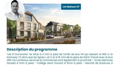 House 5 rooms of 190 m² in Rueil-Malmaison (92500)