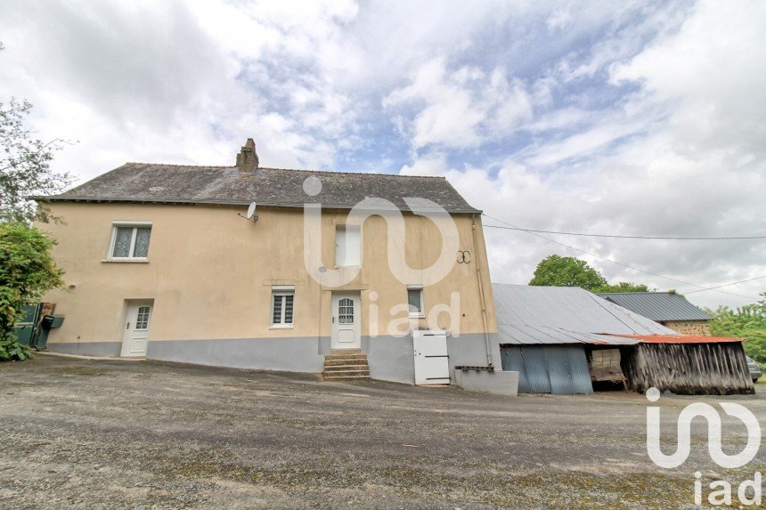 Farm 6 rooms of 132 m² in Laubrières (53540)
