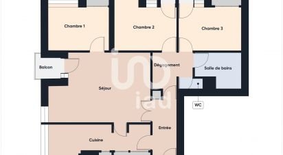 Appartement 4 pièces de 87 m² à Melun (77000)