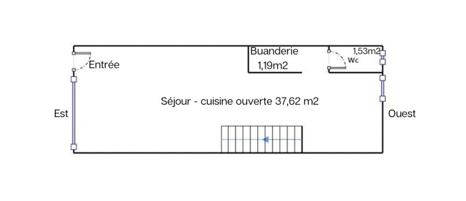 Apartment 3 rooms of 73 m² in Biarritz (64200)