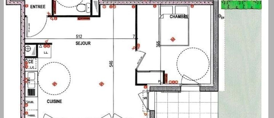 Appartement 2 pièces de 49 m² à Tours (37100)