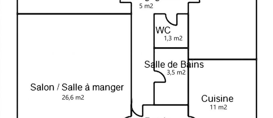 Appartement 4 pièces de 81 m² à Mende (48000)