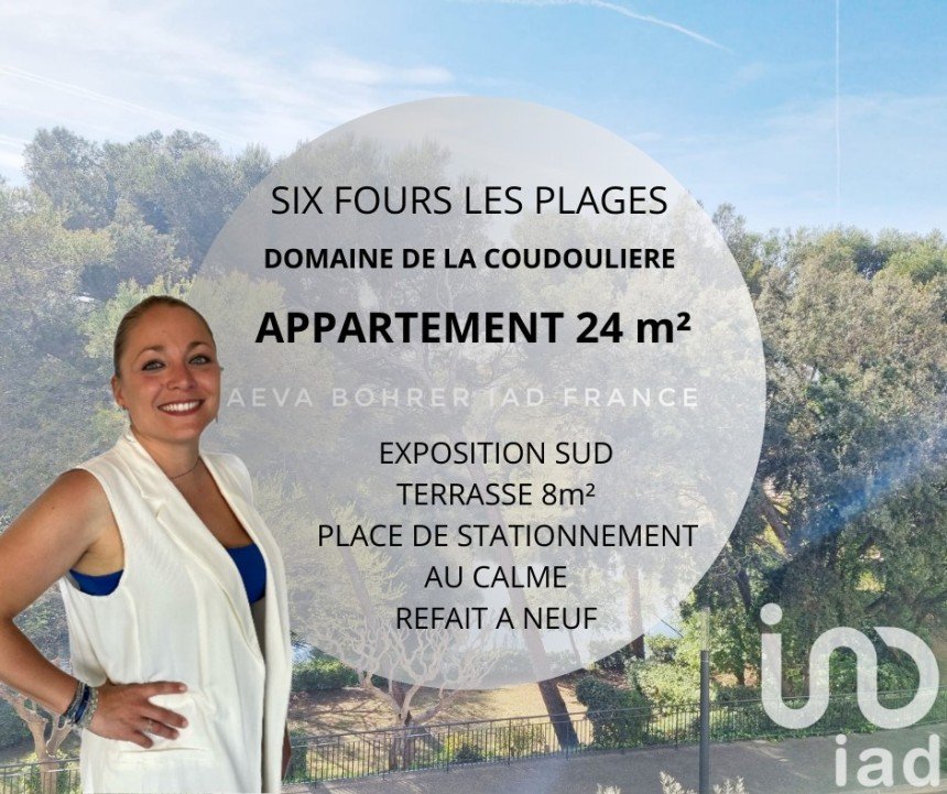 Vente Appartement 24m² 2 Pièces à Six-Fours-les-Plages (83140) - Iad France