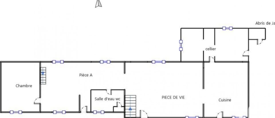 Longère 7 pièces de 213 m² à Dolus-le-Sec (37310)