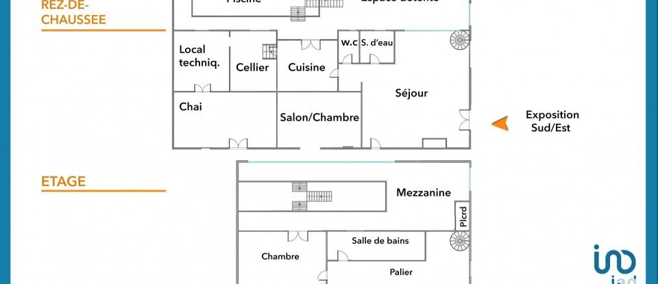 Maison de campagne 7 pièces de 257 m² à Chérac (17610)