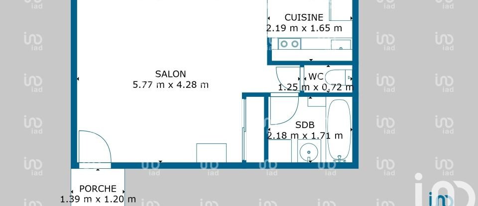 Studio 1 pièce de 32 m² à Saint-Michel-sur-Orge (91240)