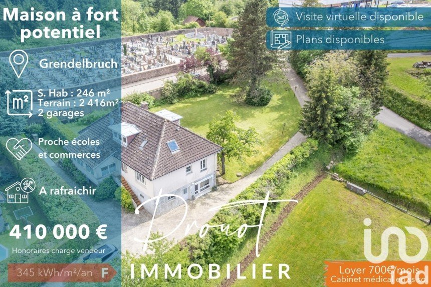 House 8 rooms of 246 m² in Grendelbruch (67190)