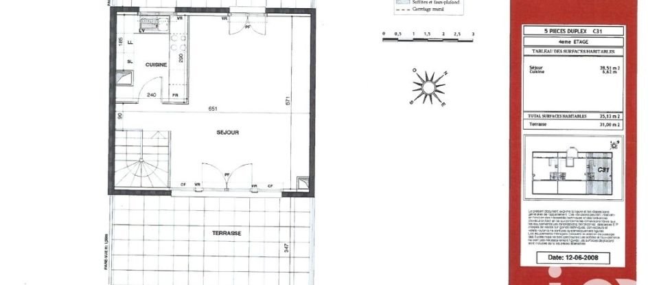 Duplex 5 pièces de 100 m² à Montreuil (93100)