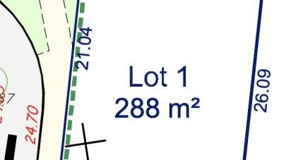 Terrain de 288 m² à Ferrières (17170)