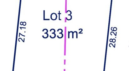 Terrain de 333 m² à Ferrières (17170)