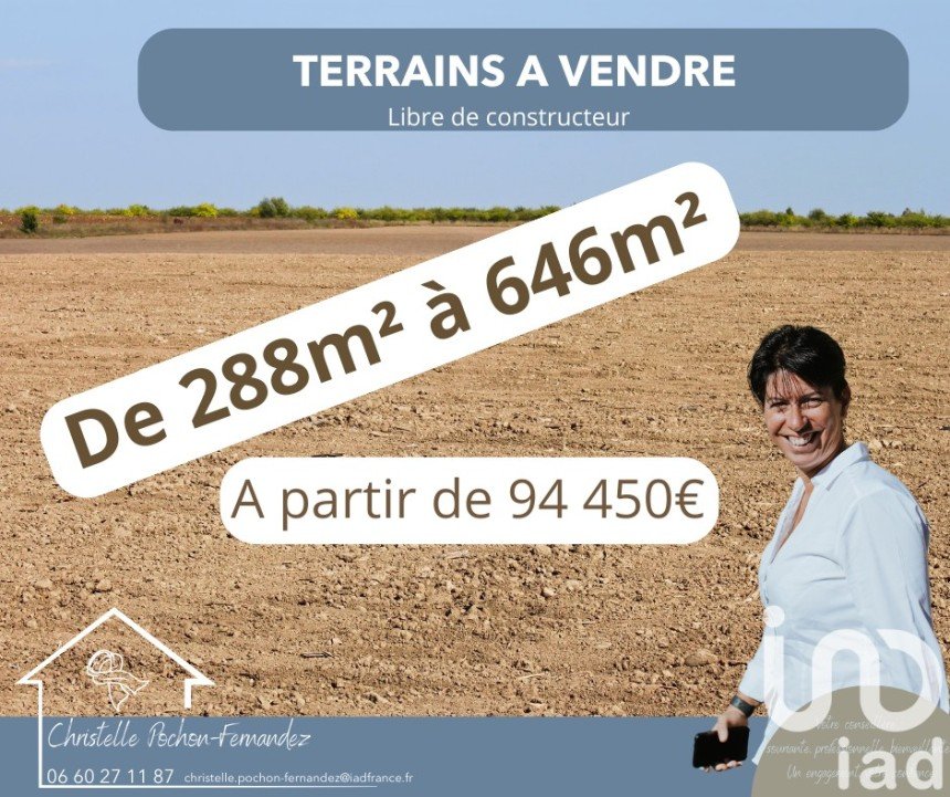 Land of 345 m² in Ferrières (17170)