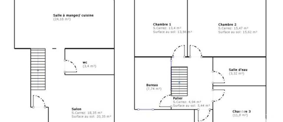 Duplex 5 pièces de 104 m² à Fontenay-aux-Roses (92260)