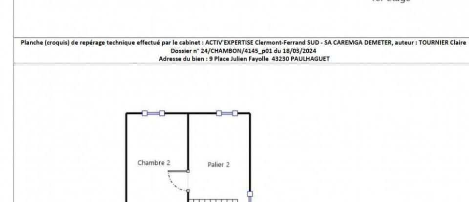 Block of flats in Paulhaguet (43230) of 81 m²