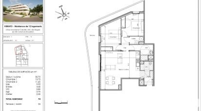 Appartement 3 pièces de 74 m² à Canet-en-Roussillon (66140)