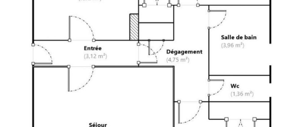 Appartement 3 pièces de 67 m² à Toulouse (31400)