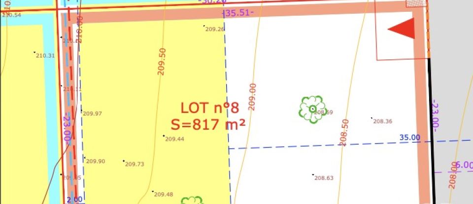 Land of 817 m² in Lavilledieu (07170)