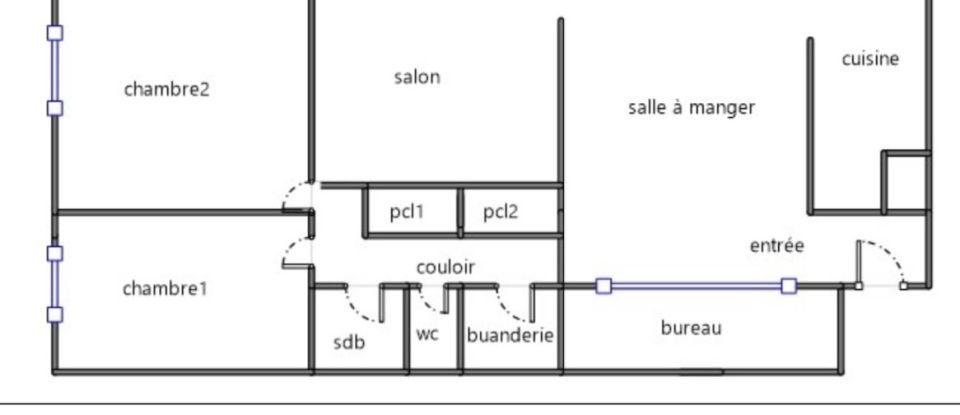 Appartement 4 pièces de 84 m² à Marseille (13012)