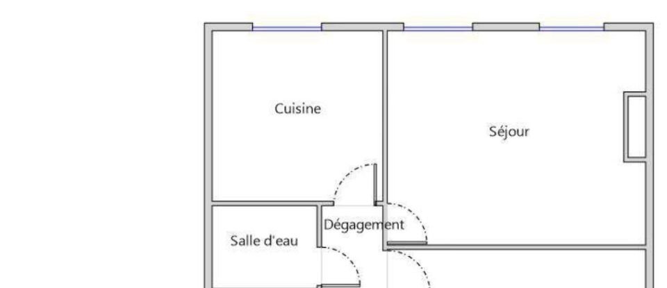 Appartement 2 pièces de 36 m² à Marseille (13003)