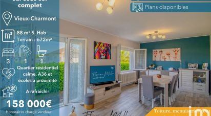 Maison 4 pièces de 88 m² à Vieux-Charmont (25600)