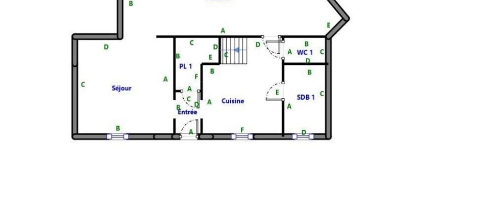 Maison 6 pièces de 95 m² à Montivilliers (76290)