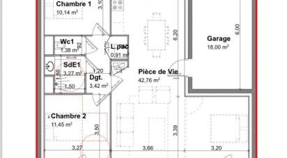 Maison 3 pièces de 75 m² à - (85340)