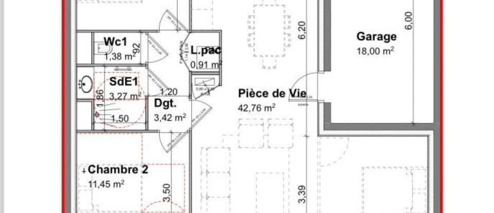 Maison 3 pièces de 75 m² à - (85340)