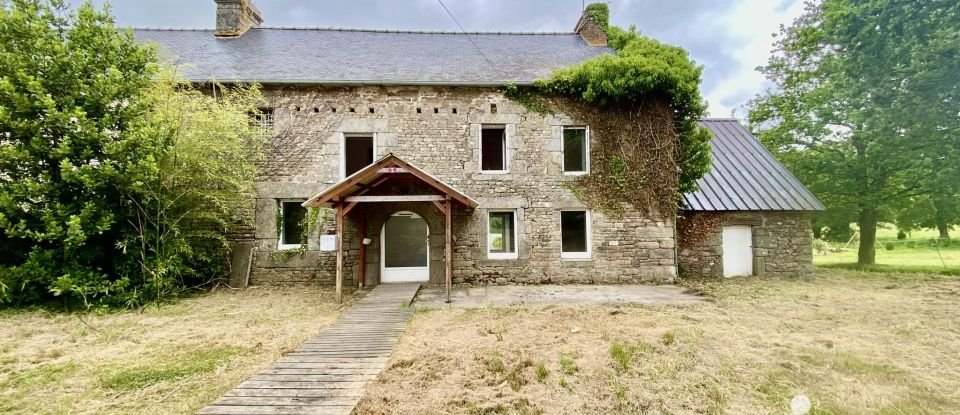 Longere 6 rooms of 126 m² in Ménéac (56490)