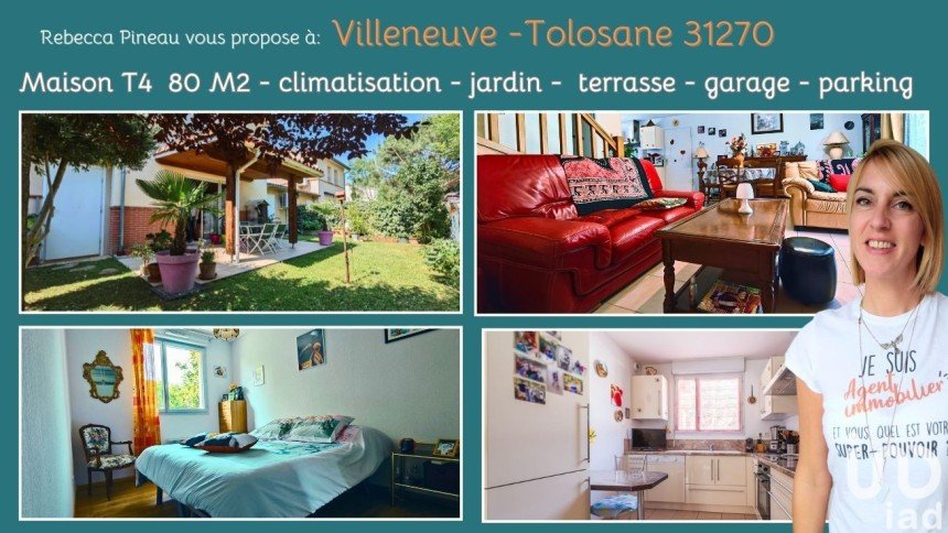 House 4 rooms of 80 m² in Villeneuve-Tolosane (31270)