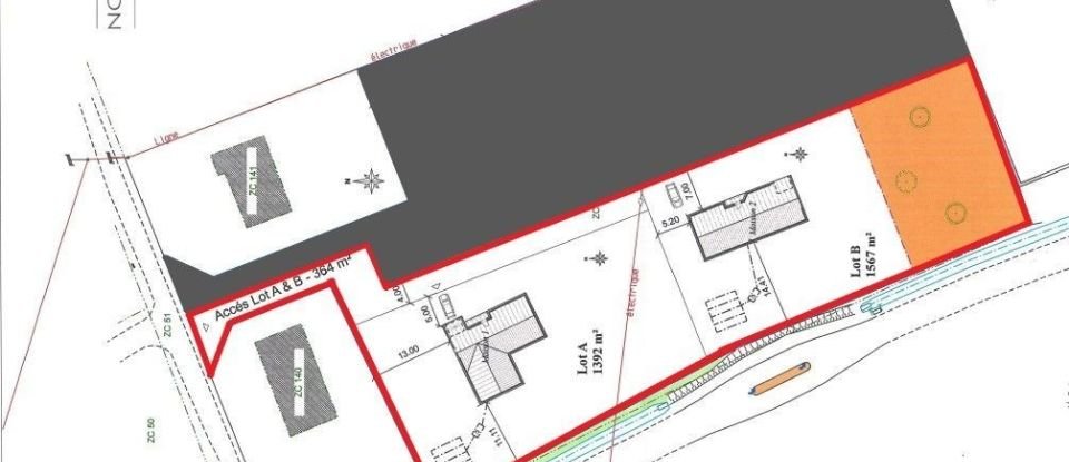 Terrain de 3 323 m² à Taillant (17350)