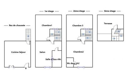 Maison de village 5 pièces de 76 m² à Sigean (11130)